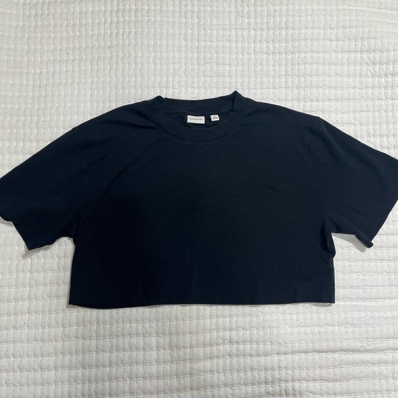 Babaton Black Crop Top - Picture 1 of 4